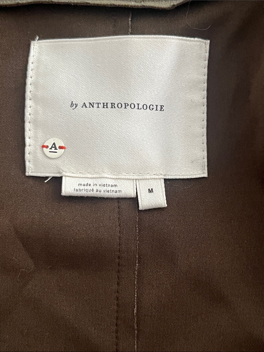 Anthropologie  Olive Green Suede Trench Coat with Belt - Picture 14 of 16